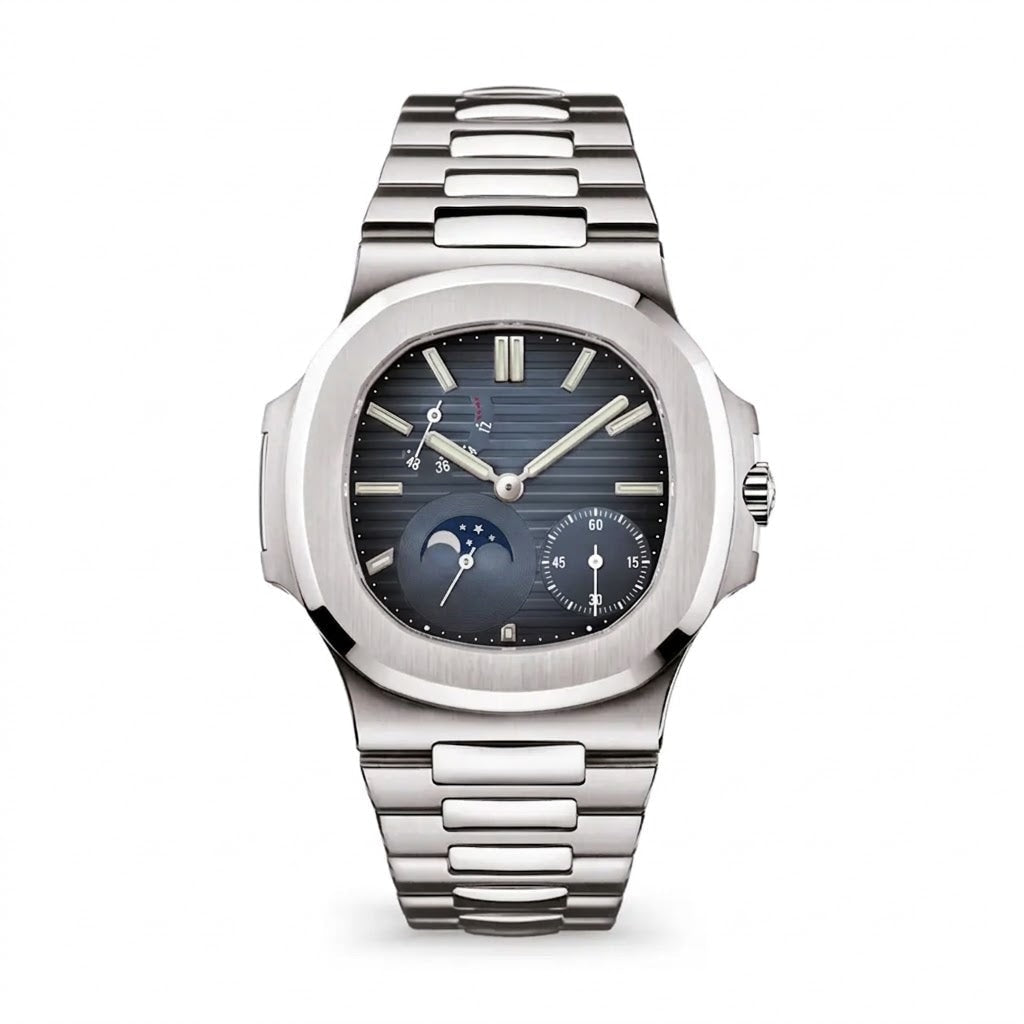 Luxury Watch Blue Dial Moon Phase 5712/1A-001